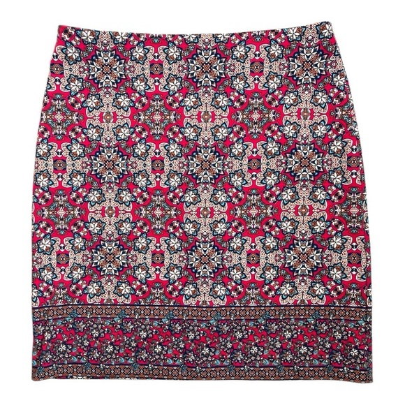 Talbots Geometric Print Skirt - Picture 1 of 7